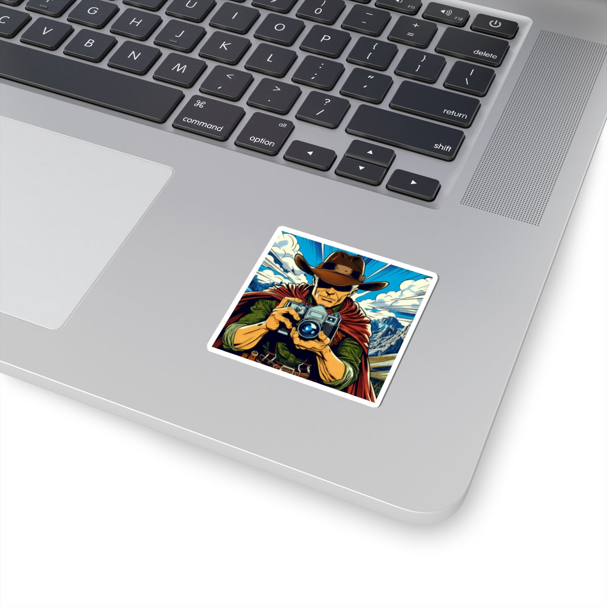 Old Mountain Cowboy Sticker