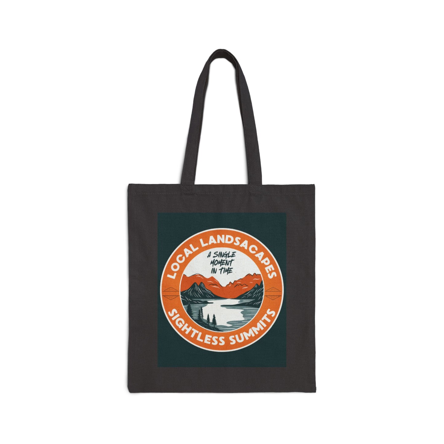 Sightless Summits Cotton Canvas Tote Bag – Perfect for Nature Lovers and Eco-Friendly Travelers